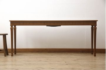 中古　美品　DREXEL HERITAGE(ドレクセルヘリテイジ)　品のある佇まいのコンソールテーブル(サイドテーブル、作業台)(R-055639)