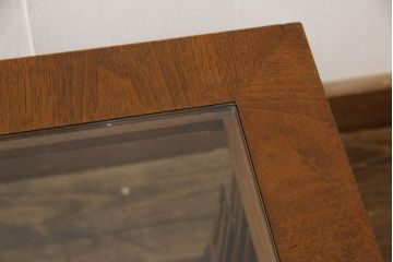中古　美品　DREXEL HERITAGE(ドレクセルヘリテイジ)　収納スペースも備えた便利なローテーブル(定価約60万円)(センターテーブル)(R-055647)
