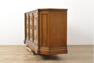 中古　美品　DREXEL HERITAGE(ドレクセルヘリテイジ)　FRANCESCA(フランチェスカ)　マホガニー　高級感あふれるクリデンザ(クレデンザ、収納棚、キャビネット、サイドボード)(定価約90万円)(R-055651)