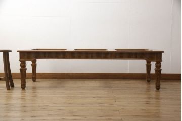 中古　超美品　DREXEL HERITAGE(ドレクセルヘリテイジ)　Cameo Classics(キャメオクラシックス)　クラシカルな佇まいのカクテルテーブル(定価約68万円)(ローテーブル、センターテーブル)(R-055659)