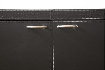 中古　展示美品　トニーノ・ランボルギーニ(Tonino Lamborghini)　オーストリッチ　シンプルなデザインながら高級感溢れる佇まいのサイドボード(サイドキャビネット、収納棚)(定価約180万円)(R-055676)