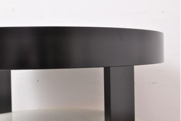 中古　特注品　モダンなデザインでスタイリッシュな空間づくりに活躍するサイドテーブル(コーヒーテーブル、ラウンドテーブル、エンドテーブル)(定価約15万円)(R-055678)