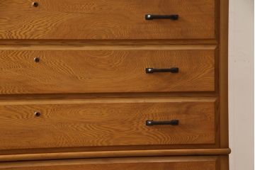 中古　民芸家具　屋久杉を贅沢に使用した木の温もりあふれる重ね箪笥(衣装箪笥、引き出し、チェスト、引き出し10杯)(R-055683)
