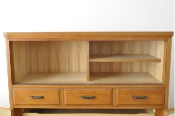 中古　民芸家具　屋久杉を贅沢に使用した木の温もりあふれる重ね箪笥(衣装箪笥、引き出し、チェスト)(R-055684)