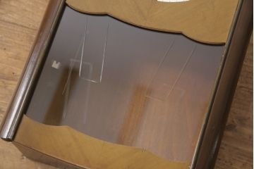 和製アンティーク　電池式　レトロな雰囲気漂う掛け時計(柱時計、古時計)(R-055694)