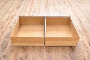 イギリスアンティーク　店舗什器にもおすすめ!お洒落な収納が叶うスタッキングシャツケース(キャビネット、収納棚、戸棚)(R-055701)