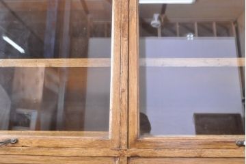 イギリスアンティーク　店舗什器にもおすすめ!お洒落な収納が叶うスタッキングシャツケース(キャビネット、収納棚、戸棚)(R-055701)