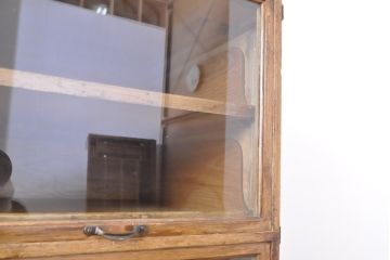 イギリスアンティーク　店舗什器にもおすすめ!お洒落な収納が叶うスタッキングシャツケース(キャビネット、収納棚、戸棚)(R-055701)