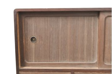 和製ビンテージ　縁・桑材の上手物!!　総桐材　上品な和の趣を感じさせる小箪笥(チェスト、桐たんす、収納箪笥、和タンス、整理箪笥、ヴィンテージ)(R-055704)