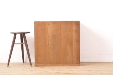 和製ビンテージ　縁・桑材の上手物!!　総桐材　上品な和の趣を感じさせる小箪笥(チェスト、桐たんす、収納箪笥、和タンス、整理箪笥、ヴィンテージ)(R-055704)