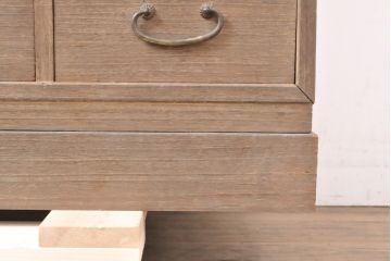 和製ビンテージ　落ち着きのある和の雰囲気が上品な総桐箪笥(チェスト、桐たんす、収納箪笥、和タンス、整理箪笥、ヴィンテージ)(R-055707)