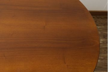 中古　バロッサバレンティ(VARO,S.A. VALENTI)　球根のようなバルボスレッグが特徴の重厚感のあるダイニングテーブル(ラウンドテーブル、丸テーブル)(R-055713)