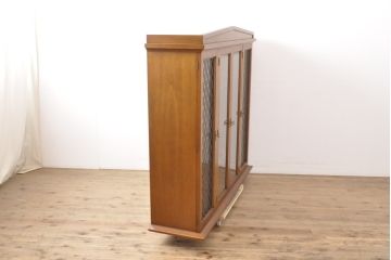 中古　美品　DREXEL HERITAGE(ドレクセルヘリテイジ)　Triune(トライユン)　品のある佇まいのサイドボード(サイドキャビネット、収納棚、飾り棚、食器棚、本箱、ブックケース)(R-055718)