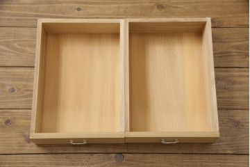 和製ビンテージ　美品　京都　宮崎家具　鍵座の五七の桐のデザインが可愛らしい桐箪笥(板盆付き、着物箪笥、衣装箪笥、桐たんす、和タンス、ヴィンテージ)(R-055741)
