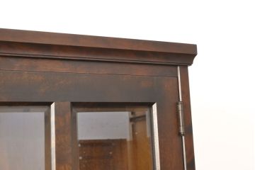 中古　北海道民芸家具　北海道民芸家具　和洋どちらのお部屋にも馴染むブックケース(本箱、収納棚、キャビネット、飾り棚)(R-055744)