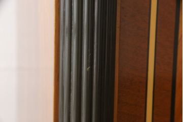 希少!　中古　美品　イタリア高級輸入家具　マホガニー材　象嵌細工がアクセントのカクテルキャビネット(定価約120万円)(収納棚、戸棚)(R-055745)