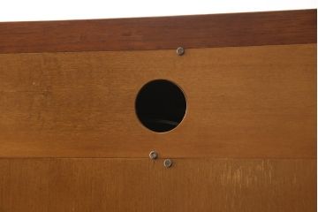 希少!　中古　美品　イタリア高級輸入家具　マホガニー材　象嵌細工がアクセントのカクテルキャビネット(定価約120万円)(収納棚、戸棚)(R-055745)