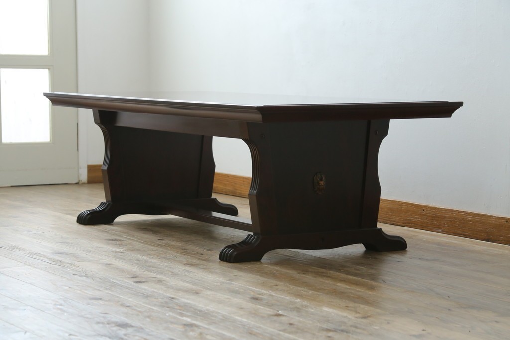 中古　モリシゲ(MORISHIGE/森繁)　和と洋、どちらの空間にも馴染みやすい上品なデザインが魅力のセンターテーブル　(R-055774)