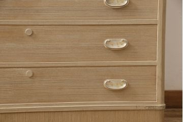 中古　国産　凛とした佇まいが美しい高級総桐箪笥(総桐たんす、着物箪笥、和たんす、胴丸)(R-055781)