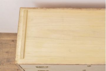 中古　リメイク　伝統工芸士・頓所芳男　品のある佇まいが美しい加茂桐箪笥・下段(胴厚)(総桐たんす、着物箪笥、衣装タンス、和タンス)(R-055784)