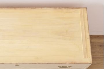中古　リメイク　伝統工芸士・頓所芳男　品のある佇まいが美しい加茂桐箪笥・下段(胴厚)(総桐たんす、着物箪笥、衣装タンス、和タンス)(R-055784)
