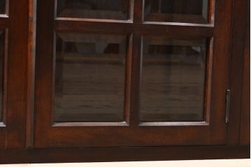 中古　美品　松本民芸家具　脚(台輪)リメイク　落ち着きのある大人空間を演出してくれるキャビネット(収納棚、戸棚、サイドボード)(R-055786)