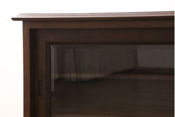 中古　松本民芸家具　脚(台輪)付きリメイク　シンプルで様々な空間に取り入れやすいローボード(テレビ台、収納棚、戸棚)(R-055801)