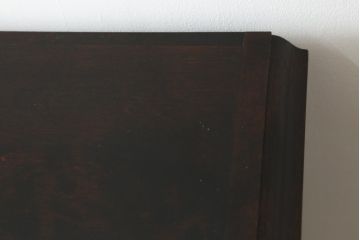 中古　美品　松本民芸家具　和モダンな雰囲気漂うC型サイドボード(食器棚、キャビネット、収納棚)(定価約84万円)(R-055802)