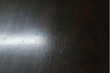 中古　美品　松本民芸家具　和モダンな雰囲気漂うC型サイドボード(食器棚、キャビネット、収納棚)(定価約84万円)(R-055802)