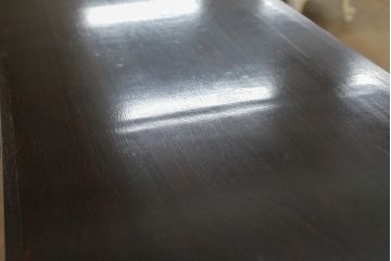 中古　美品　松本民芸家具　和モダンな雰囲気漂うC型サイドボード(食器棚、キャビネット、収納棚)(定価約84万円)(R-055802)