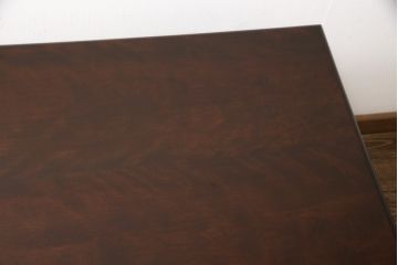 中古　美品　松本民芸家具　クラシカルな佇まいが魅力的な片袖デスク(ワークデスク、作業台、机、在宅ワーク、在宅用)(定価約37万円)(R-055803)