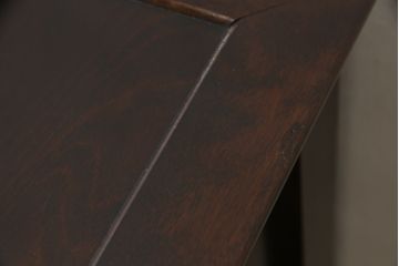中古　松本民芸家具　落ち着いた佇まいが魅力的なC型下駄箱(収納棚)(R-055806)