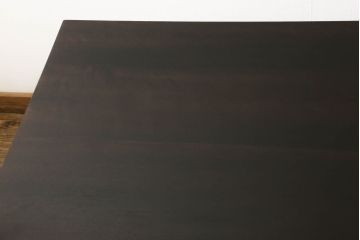 中古　松本民芸家具　クラシカルな雰囲気のA型食卓(ダイニングテーブル、ワークデスク、作業台、4人掛け、4P)(定価約19万2千円)(R-055809)