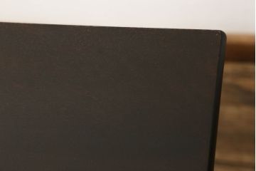 中古　松本民芸家具　クラシカルな雰囲気のA型食卓(ダイニングテーブル、ワークデスク、作業台、4人掛け、4P)(定価約19万2千円)(R-055809)