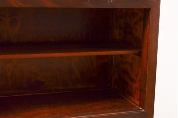 中古　松本民芸家具　A型舞良茶タンス　和モダンの空間づくりにも活躍する収納棚(下駄箱、靴箱、本箱、戸棚、食器棚)(R-055817)