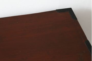 和製アンティーク　明治大正期　大輪の花を付けた牡丹文様の立派な金具が魅力的な最上箪笥(衣装箪笥、時代箪笥、引き出し、サイドチェスト)(R-055818)