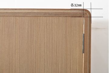 中古　最高級　伝統工芸士　田澤謙介作　凛とした佇まいが気品を感じさせる加茂桐箪笥(大丸、四方丸、桐たんす、着物箪笥、衣装タンス、和タンス)(定価約220万円)(R-055822)