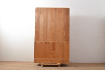 中古　最高級　伝統工芸士　田澤謙介作　凛とした佇まいが気品を感じさせる加茂桐箪笥(大丸、四方丸、桐たんす、着物箪笥、衣装タンス、和タンス)(定価約220万円)(R-055822)