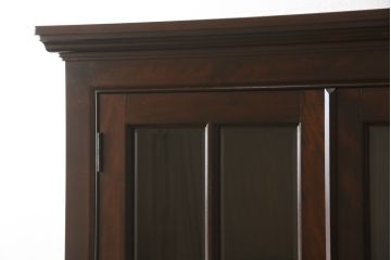中古　美品　松本民芸家具　シックなインテリアと相性の良いC型書棚(本箱、飾り棚、収納棚、キャビネット)(R-055823)
