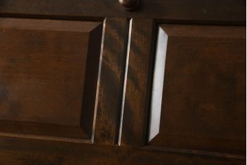 中古　松本民芸家具　T型　シックで上品な佇まいが魅力のライティングビューロー(定価約37万円)(簿記机、在宅ワーク、在宅用ワークデスク)(R-055828)