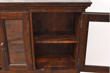  リメイクベース　中古　松本民芸家具　落ち着きのある佇まいが魅力の吊り戸棚(収納棚、戸棚、キャビネット、テレビ台)(R-055830)