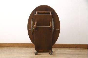 中古　バロッサバレンティ(VARO,S.A. VALENTI)　高級感漂う佇まいが魅力的なキャスターワゴン(定価約30万円)(トロリー、カート、キッチンワゴン)(R-055833)