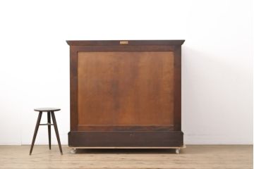 中古　美品　松本民芸家具　シックなインテリアと相性の良いE型チェスト(定価約50万円)(引き出し、洋服タンス、整理箪笥)(R-055834)