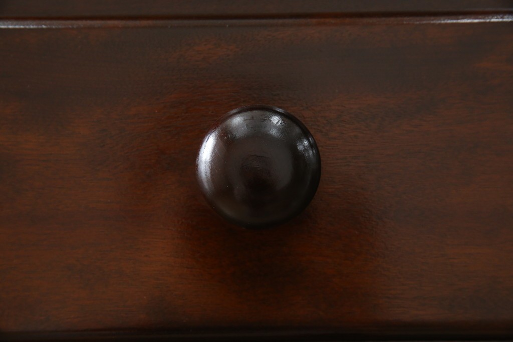 中古　美品　松本民芸家具　シックなインテリアと相性の良いE型チェスト　定価約50万円相当　(R-055834)