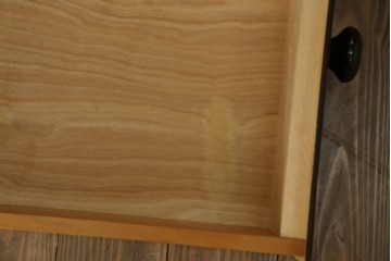 中古　美品　松本民芸家具　シックなインテリアと相性の良いE型チェスト　定価約50万円相当　(R-055834)