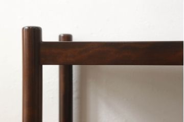中古　美品　松本民芸家具　シックな雰囲気漂うB型ワゴン(サイドワゴン、キッチンワゴン、キャスターワゴン、花台)(R-055840)