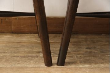 中古　美品　松本民芸家具　220F型　シックな佇まいが魅力的なチェア2脚セット(ダイニングチェア、板座チェア、椅子)(R-055841)