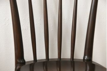 中古　松本民芸家具　220F型　シックな佇まいが魅力的なチェア2脚セット(ダイニングチェア、板座チェア、椅子)(R-055842)