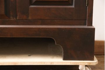 中古　北海道民芸家具　上質な作りが魅力のライティングビューロー(机、在宅ワーク用デスク、ワークデスク、引き出し)(定価約34万円)(R-055843)