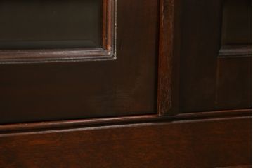中古　松本民芸家具　シックなインテリアと相性の良いC型書棚(本箱、飾り棚、収納棚、キャビネット)(R-055846)